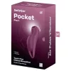 / Satisfyer Pocket Pro 1 - akkus, léghullámos csiklóizgató (lila)