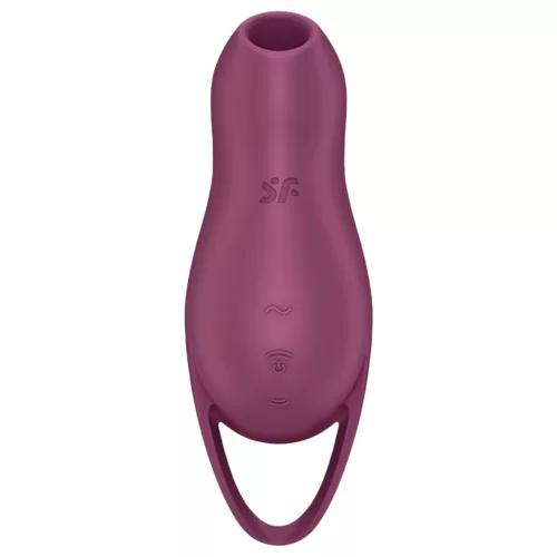 Satisfyer Pocket Pro 1 - akkus, léghullámos csiklóizgató (lila)