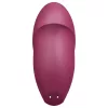 Satisfyer Tap & Climax 1 - 2in1 vibrátor és csiklóizgató (piros)
