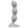 Satisfyer Triple Ball-R - gyöngyös dildó (szürke)