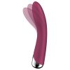 Satisfyer Spinning Vibe 1 - forgó fejes G-pont vibrátor (piros)