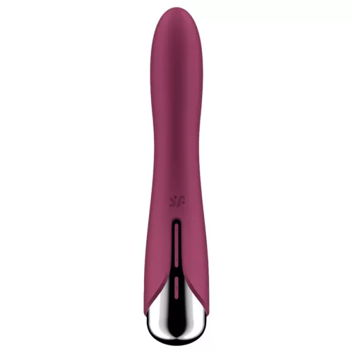 Satisfyer Spinning Vibe 1 - forgó fejes G-pont vibrátor (piros)