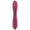 Satisfyer Spinning Rabbit 1 - forgó csiklókaros vibrátor (piros)