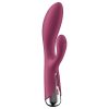 Satisfyer Spinning Rabbit 1 - forgó csiklókaros vibrátor (piros)