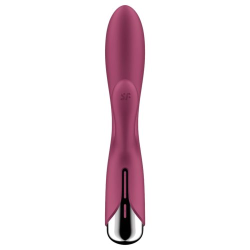 Satisfyer Spinning Rabbit 1 - forgó csiklókaros vibrátor (piros)