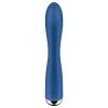 Satisfyer Spinning Rabbit 1 - forgó csiklókaros vibrátor (kék)
