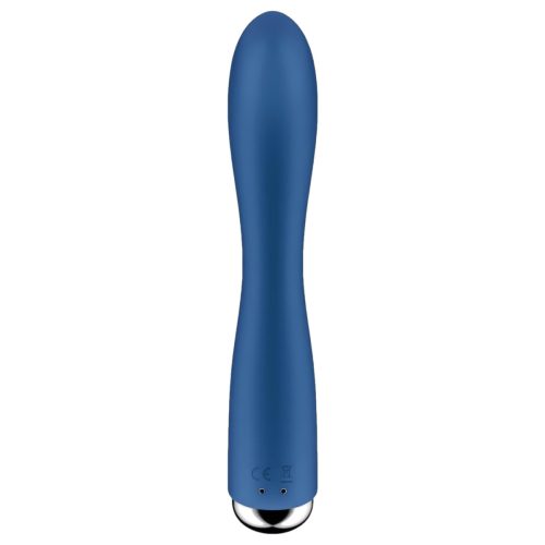 Satisfyer Spinning Rabbit 1 - forgó csiklókaros vibrátor (kék)