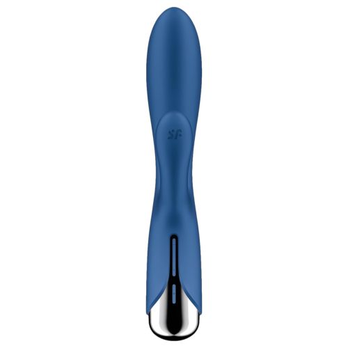 Satisfyer Spinning Rabbit 1 - forgó csiklókaros vibrátor (kék)