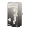 Satisfyer Spinning Rabbit 1 - forgó csiklókaros vibrátor (bézs)