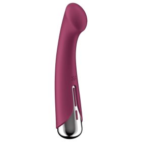   Satisfyer Spinning G-Spot 1 - forgó fejes G-pont vibrátor (piros)