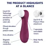 Satisfyer Pro 2 Gen3 - App-vezérelt léghullámos csiklóizgató (piros)