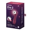 Satisfyer Pro 2 Gen3 - okos léghullámos csiklóizgató (bordó)