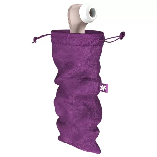 Satisfyer Treasure Bag L - diszkrét szexjáték tároló táska - közepes (lila)