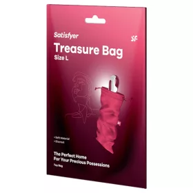   Satisfyer Treasure Bag L - diszkrét tároló táska - nagy (pink)