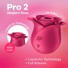 Satisfyer Pro 2 Rose Modern - akkus léghullámos csiklóizgató (piros)