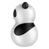 Satisfyer Pocket Panda - léghullámos csiklóizgató (fekete)