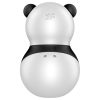 Satisfyer Pocket Panda - léghullámos csiklóizgató (fekete)