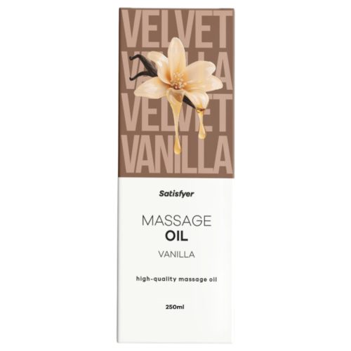 Satisfyer - masszázsolaj - vanília (250ml)