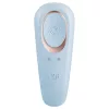 Satisfyer Double Classic - párvibrátor (kék)