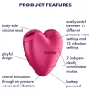 Satisfyer Cutie Heart - léghullámos csiklóizgató (pink)