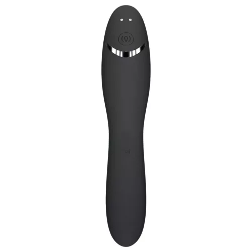 Womanizer OG - akkus, léghullámos 2in1 vibrátor (fekete)