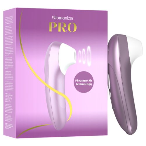 Womanizer Pro - léghullámos csiklóizgató (lila)
