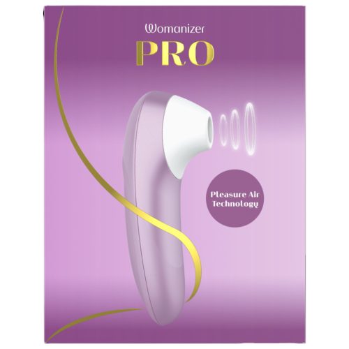 Womanizer Pro - léghullámos csiklóizgató (lila)