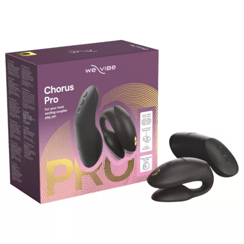 We-Vibe Chorus Pro – App- és távirányítós párvibrátor (fekete)