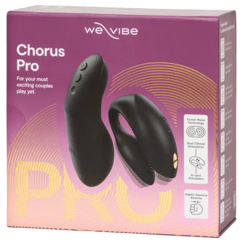 We-Vibe Chorus Pro – App- és távirányítós párvibrátor (fekete)