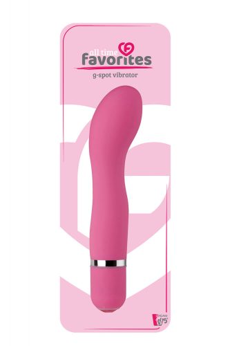 All Time Favorites - vízálló, G-pont vibrátor (pink)