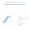 / Smile Makers - Francia szerető vibrátor (kék)