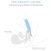 / Smile Makers - Francia szerető vibrátor (kék)