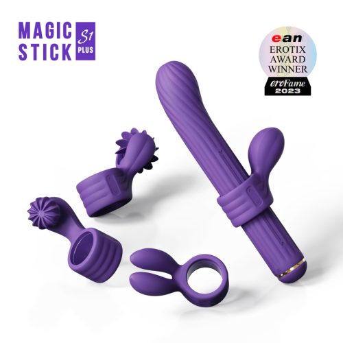 Magic Stick S1 - több funkciós vibrátor (lila)