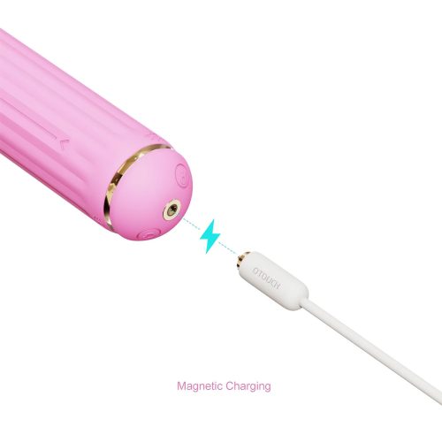 / Magic Stick - vibrátor, cserélhető feltétekkel (pink)