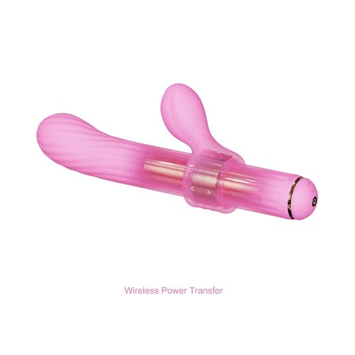 / Magic Stick - vibrátor, cserélhető feltétekkel (pink)