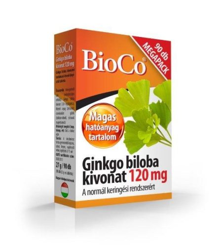 Potencianövelő | Ginkgo Biloba Vérkeringés javító kapszula 90db