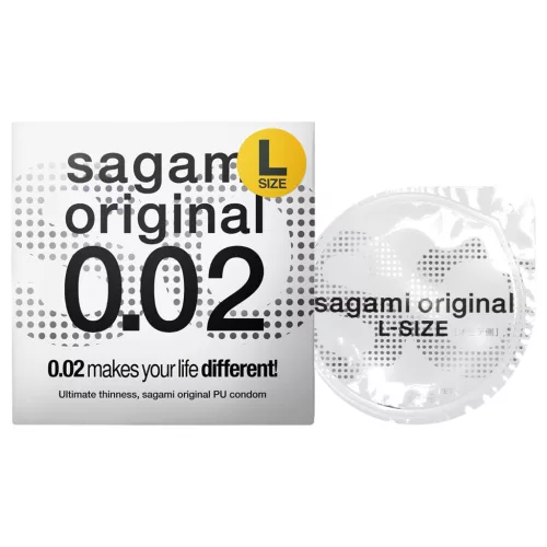 Sagami Original 0.02 L - ultravékony óvszer (58 mm, 1 db)