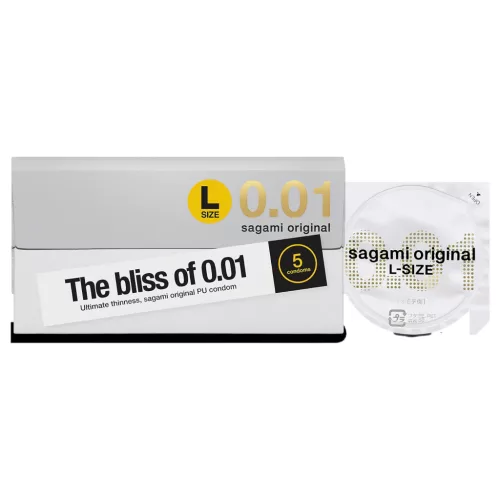 Sagami Original 0,01 L - óvszer - 58 mm (5 db)