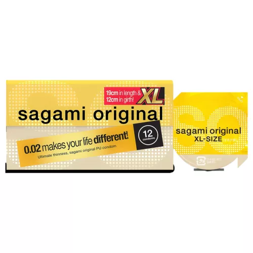 Sagami Original 0,02 XL - óvszer - 61 mm (12 db)
