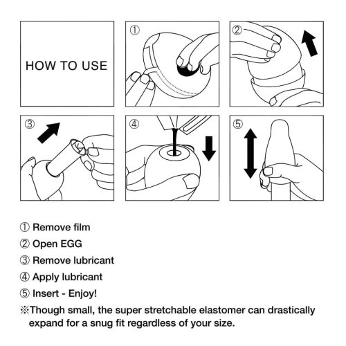 / TENGA Egg Curl - tojás maszturbátor (1db)