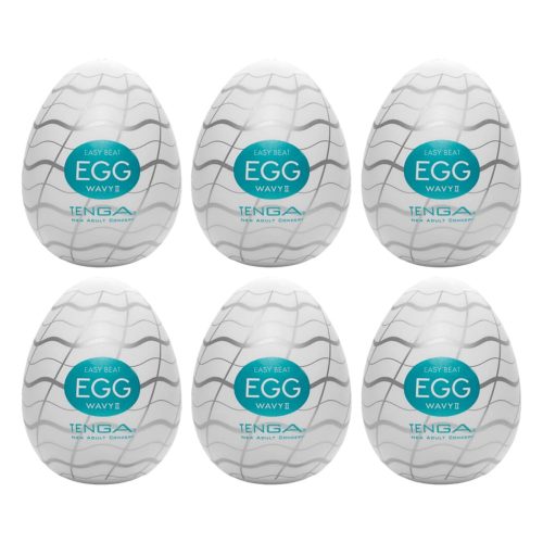 TENGA Egg Wavy II - maszturbációs tojás (6db)