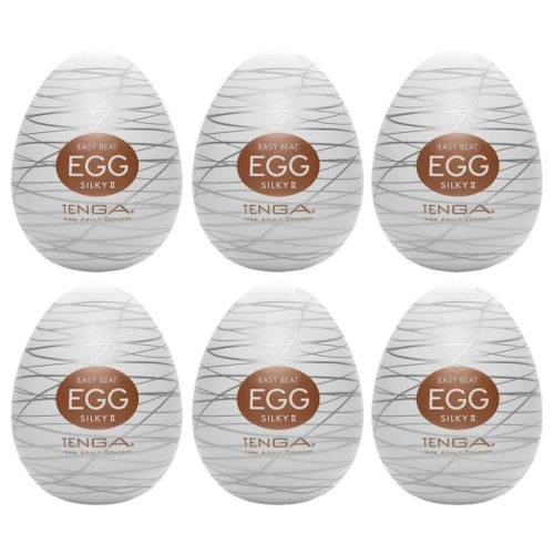 TENGA Egg Silky II - tojás maszturbátor (6db)