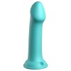 Dillio Big Hero - tapadókorongos dildó (17cm) - türkiz