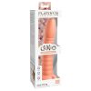 Dillio Wild Thing - barázdált dildó (19cm) - narancs