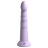 Dillio Slim Seven - tapadókorongos stimuláló dildó (20cm) - lila