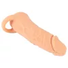 Nature Skin - péniszköpeny és műpunci - 18 cm (testszínű)
