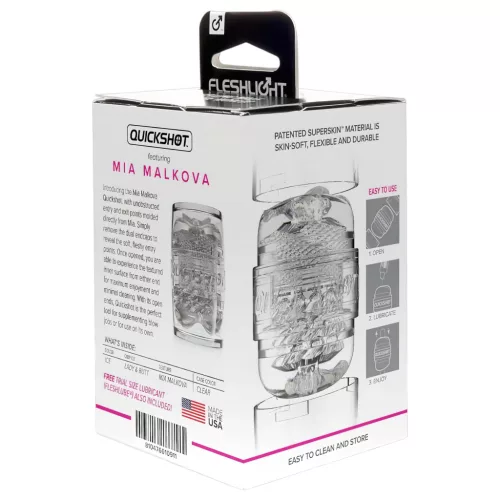 Fleshlight Quickshot Mia Malkova - utazó maszturbátor