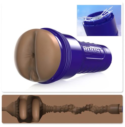 / Fleshlight Boost Blast - élethű popsi maszturbátor (barna)