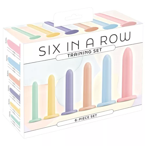 You2Toys - Six in a Row - dildó trainer szett - 6 db (színes)