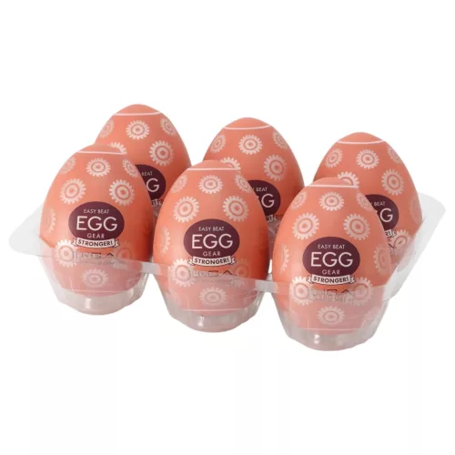 TENGA Egg Gear Stronger - tojás maszturbátor (6 db)